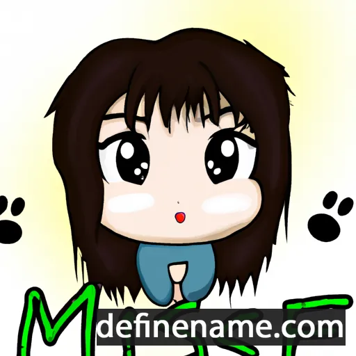 cartoon of the name Misae