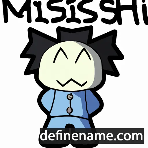 cartoon of the name Mishizu