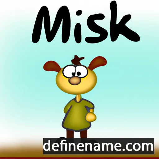 cartoon of the name Misiek