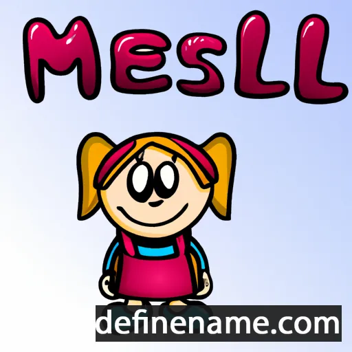 cartoon of the name Misjel