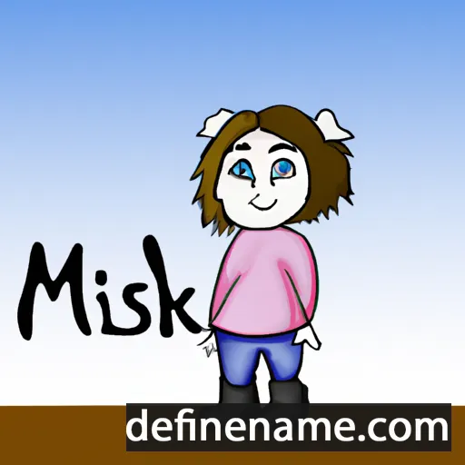 cartoon of the name Miska