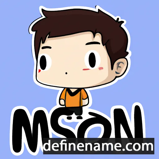 cartoon of the name Mison