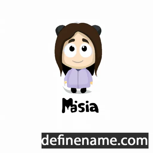 cartoon of the name Missia