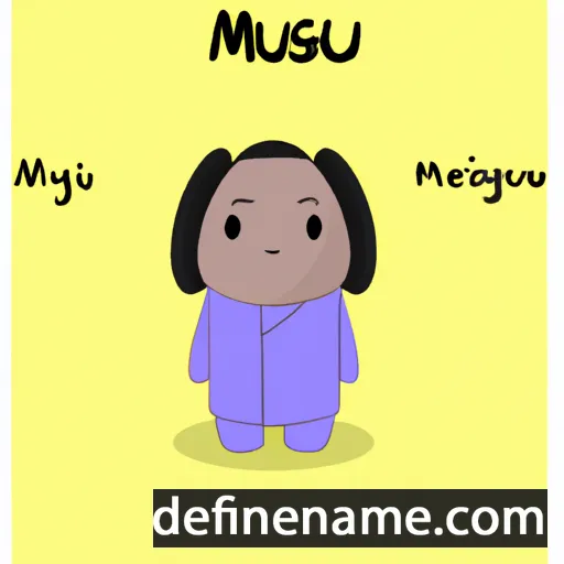 cartoon of the name Misugu