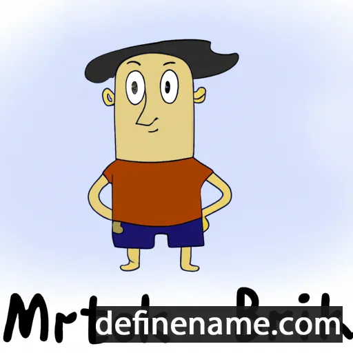 cartoon of the name Mitrok