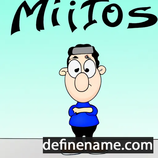 cartoon of the name Mitros