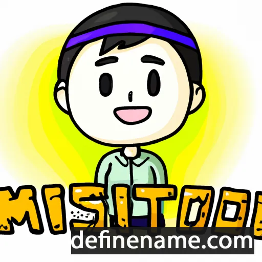 cartoon of the name Mitsuhiro