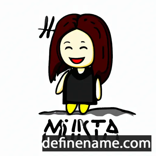 cartoon of the name Mitsura