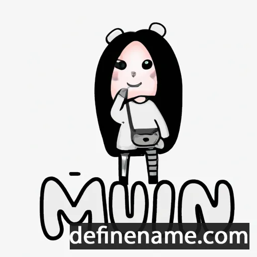 cartoon of the name Miumiu