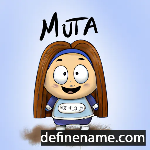 cartoon of the name Miuța