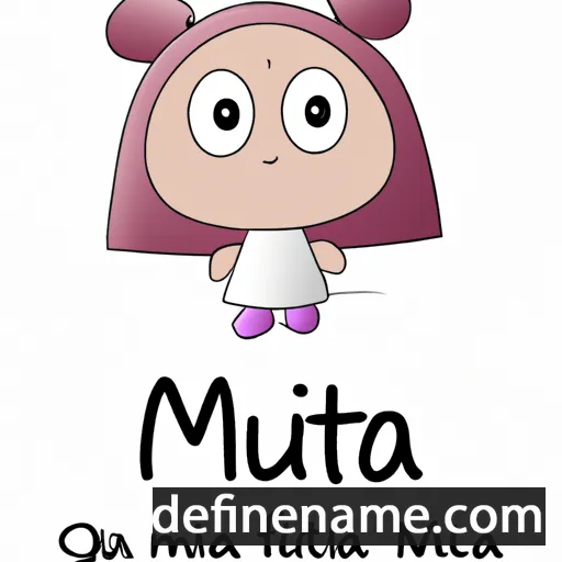 Miuta cartoon