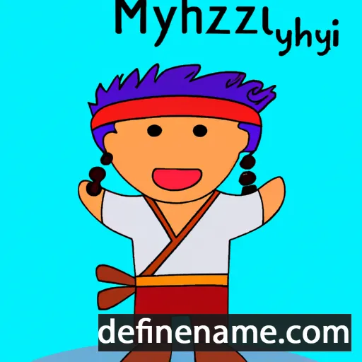 cartoon of the name Miyahuaxochtzin