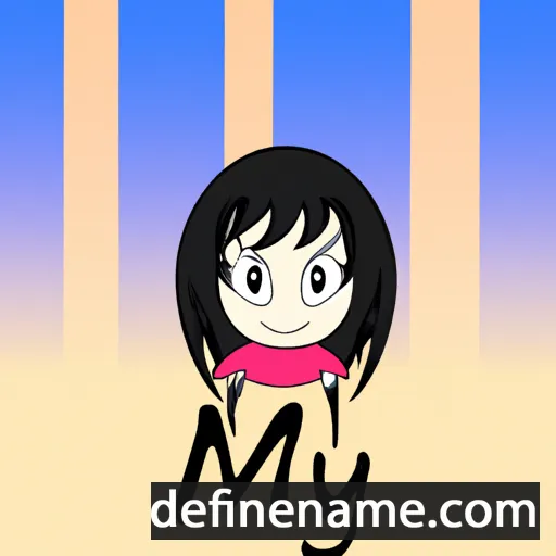 cartoon of the name Miyu