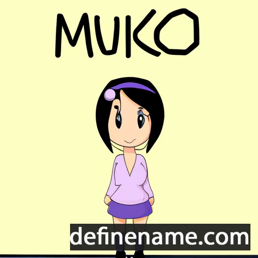 cartoon of the name Mizuko