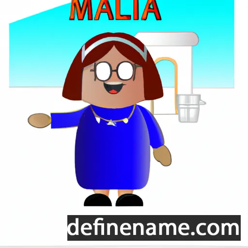 cartoon of the name Mjalta