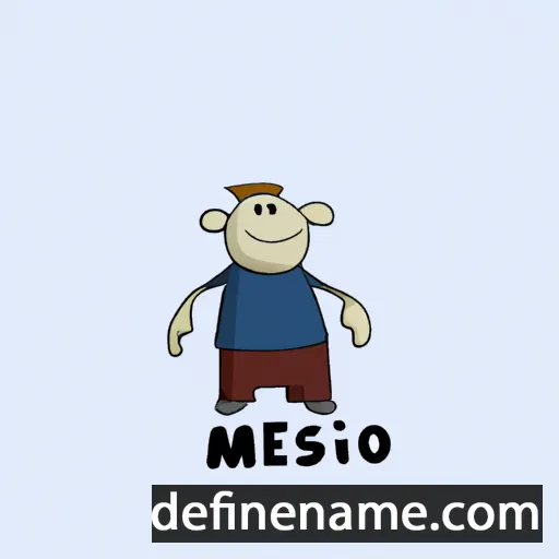 cartoon of the name Mješko