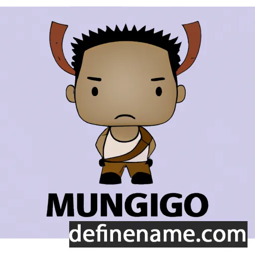 cartoon of the name Mlungisi