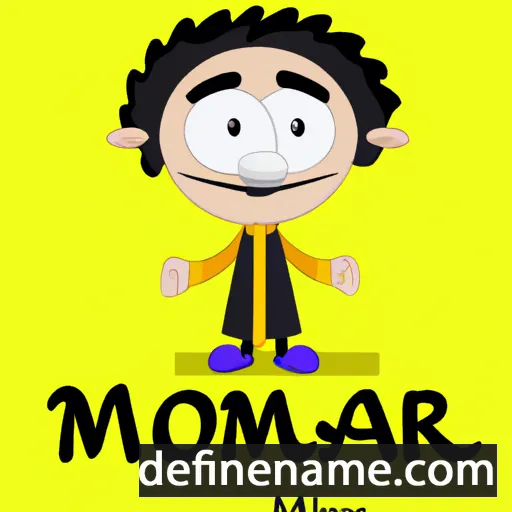 cartoon of the name Moammar