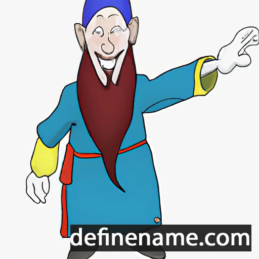 cartoon of the name Mönkh-erdene