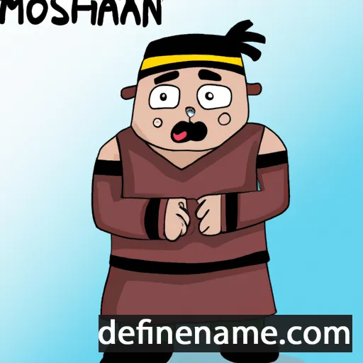 cartoon of the name Mönkhnasan