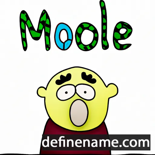 cartoon of the name Mönle