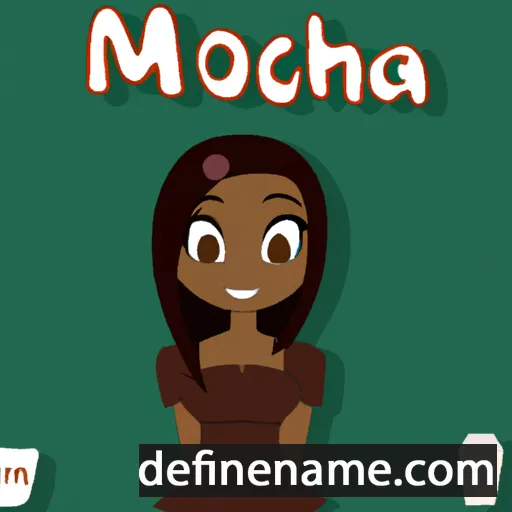 cartoon of the name Mocha