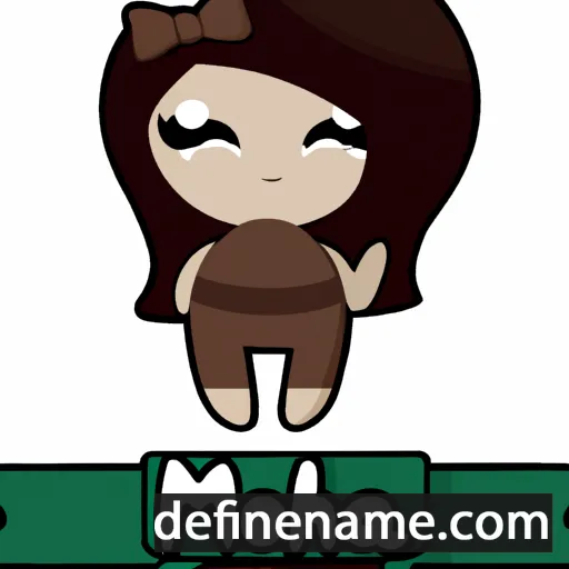 cartoon of the name Mocha