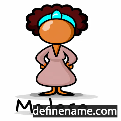 cartoon of the name Modesse