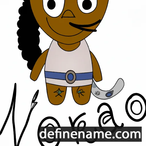 cartoon of the name Moeroa