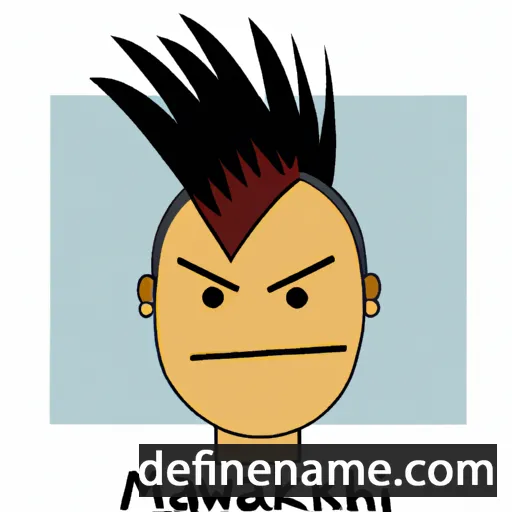 cartoon of the name Mohawk