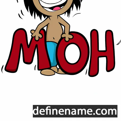 cartoon of the name Mohi