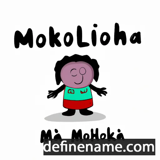 Mohikamol cartoon