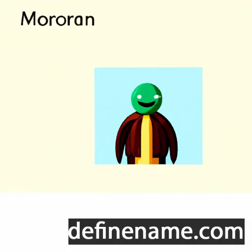 cartoon of the name Moirean