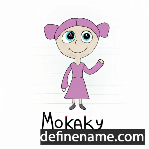 cartoon of the name Mokryna