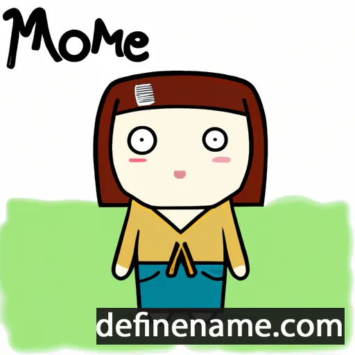 Momoe cartoon