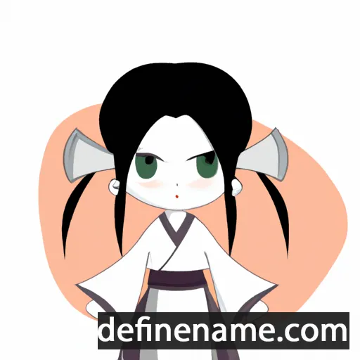 cartoon of the name Momohime