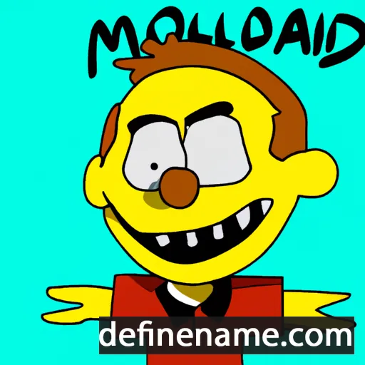 cartoon of the name Monald