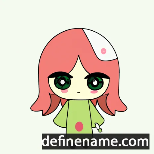 cartoon of the name Monami