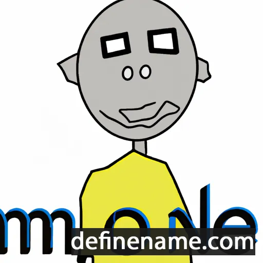 cartoon of the name Mone