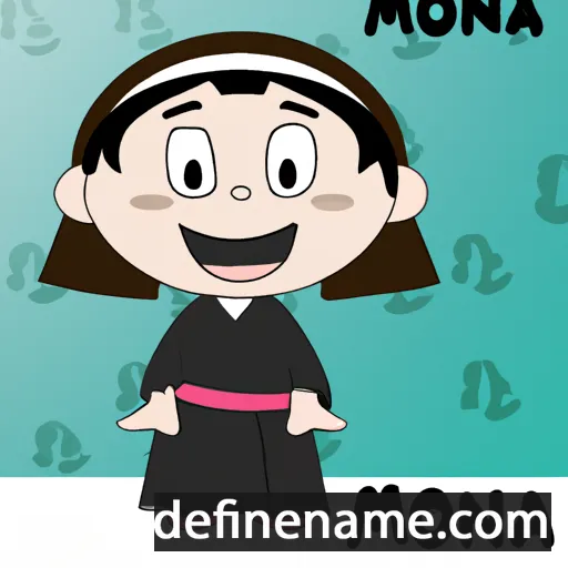 Monja cartoon