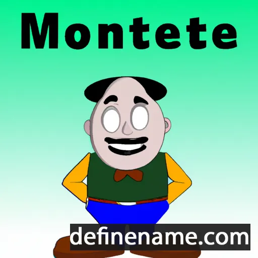 cartoon of the name Montel