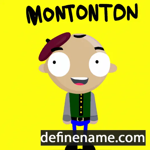 cartoon of the name Montemayor