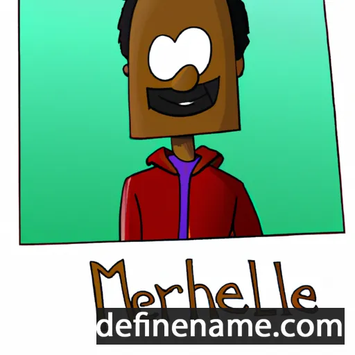 cartoon of the name Montrel