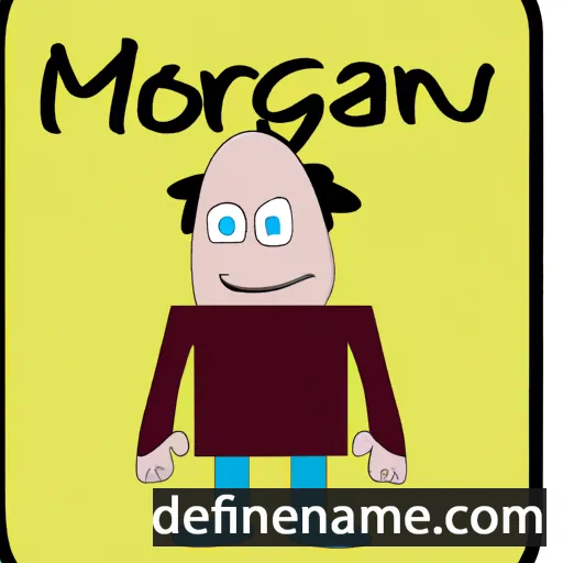 cartoon of the name Moorgan