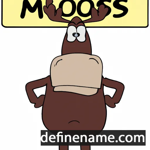 cartoon of the name Mooses