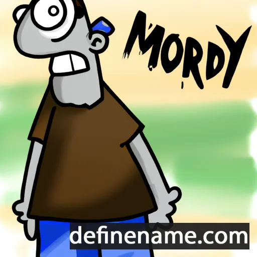 Mordy cartoon