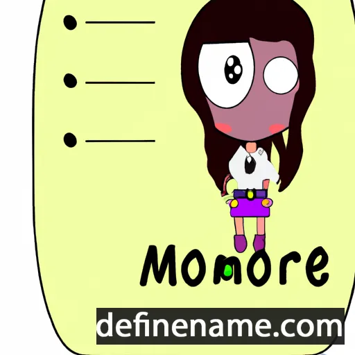 Morene cartoon