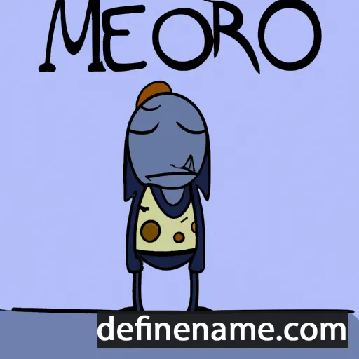 cartoon of the name Morfeo