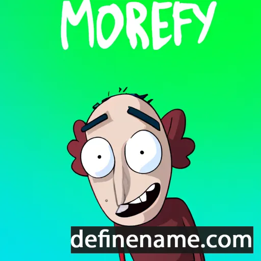 cartoon of the name Morfey