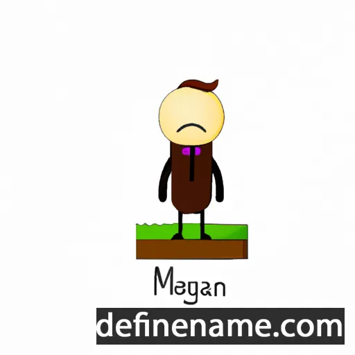 cartoon of the name Morganen